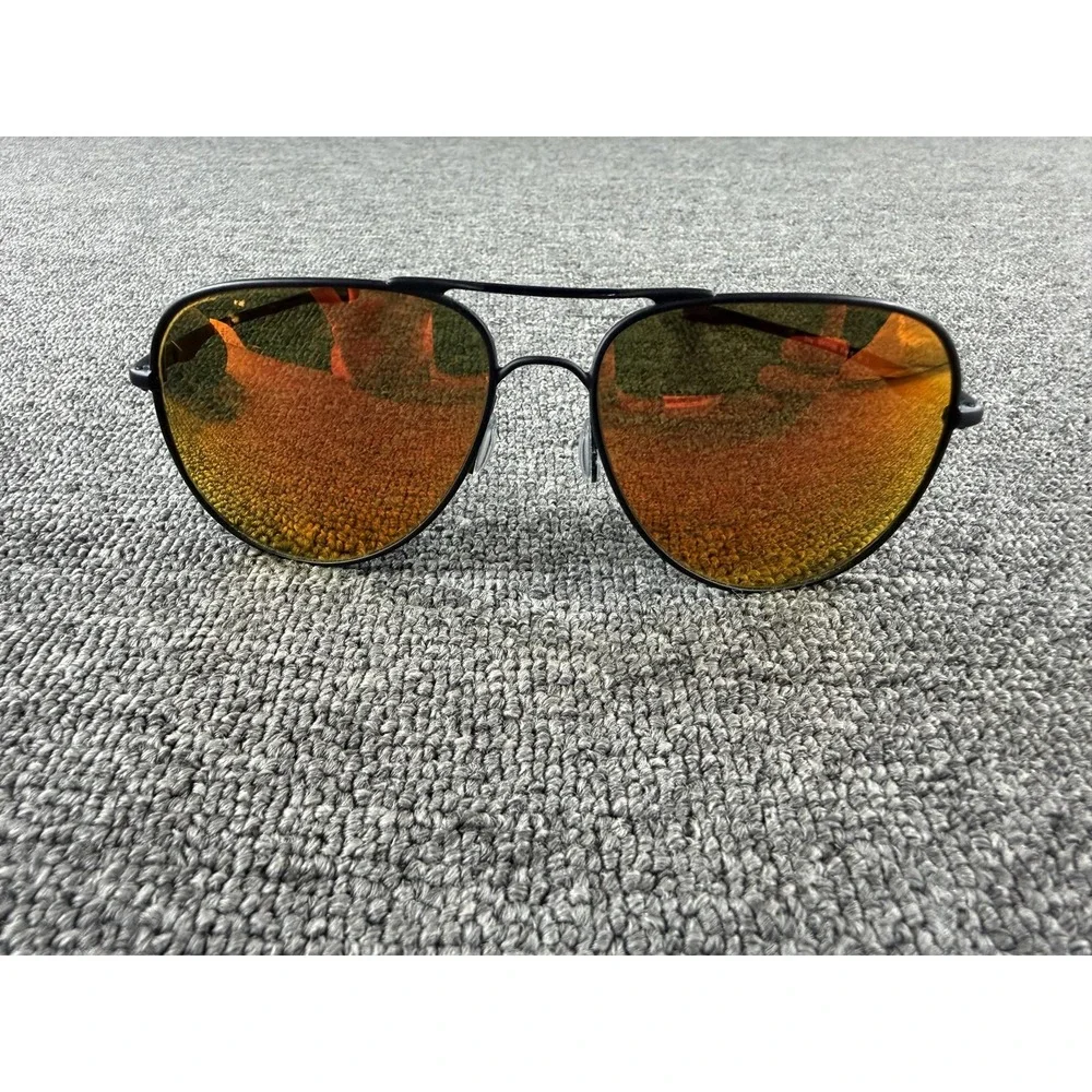Oakley Sunglasses Mens One Size Black Elmont L Aviator Orange Mirror OO4119-1360